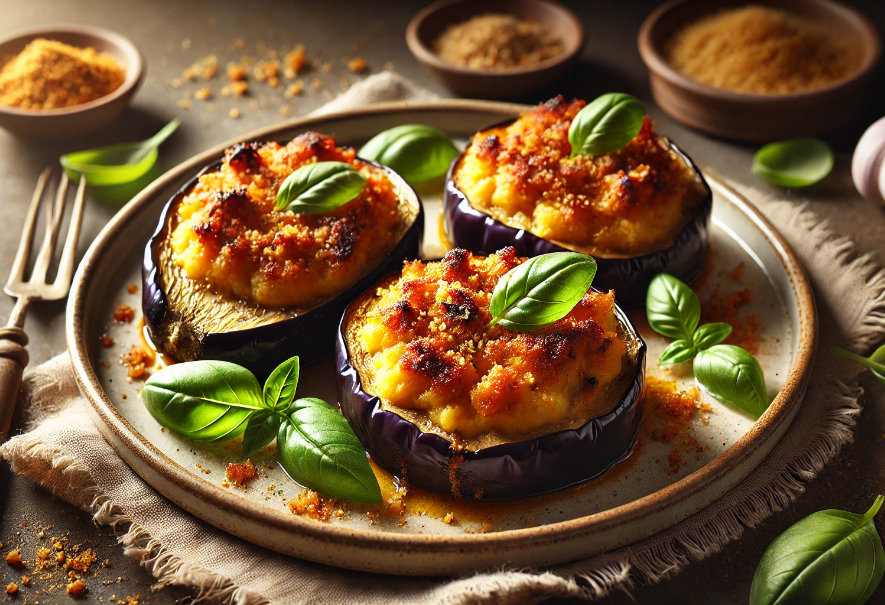 Aubergine recept gevuld met bonifacienne kaas